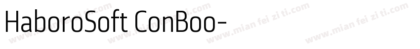 HaboroSoft ConBoo字体转换